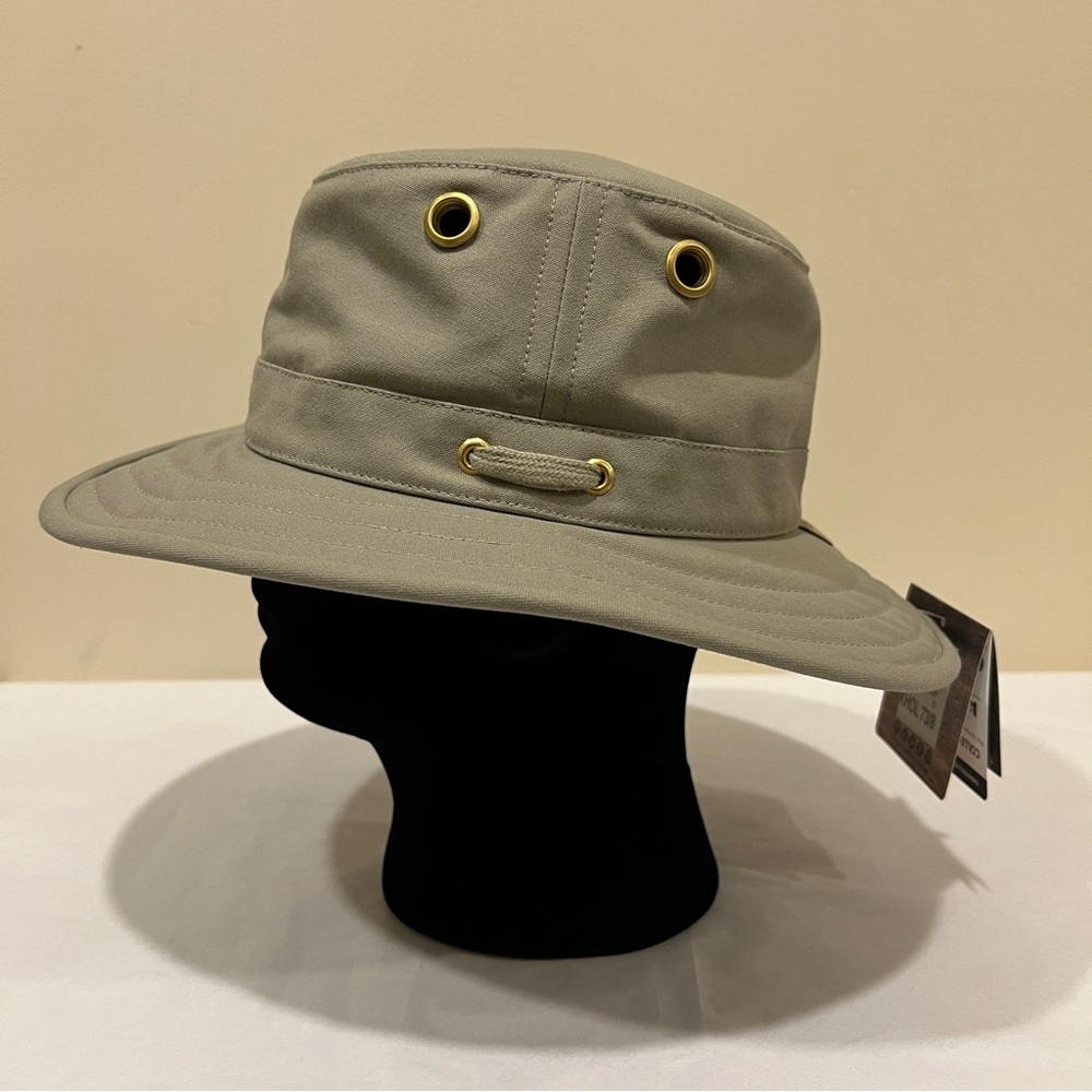 TILLEY T5 ADVENTURE HAT - KHAKI/OLIVE   - SIZE 7 3/8- NWT - MADE IN CANADA 🇨🇦